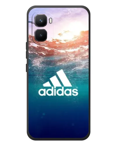 Чехол для Infinix GT 50 Pro с картинкой «Океанская глубина адидас»
