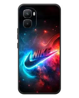 Чехол для Infinix GT 50 Pro с картинкой «Огненный логотип Nike»