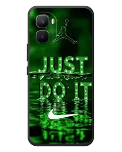Чехол для Infinix GT 50 Pro с картинкой «Зеленый неоновый Nike»