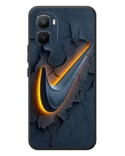 Чехол для Infinix GT 50 Pro с картинкой «Объемный логотип Найк»