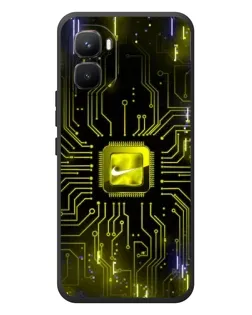 Чехол для Infinix GT 50 Pro с картинкой «Nike — золотая искра»