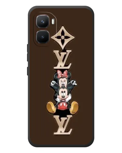 Чехол для Infinix GT 50 Pro с картинкой «LV и Микки Маус»