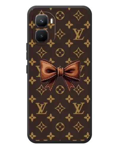 Чехол для Infinix GT 50 Pro с картинкой «LV с бантом»