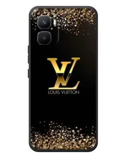 Чехол для Infinix GT 50 Pro с картинкой «LV — золотые искры» Чехол для Infinix GT 50 Pro с картинкой «LV — золотые искры»