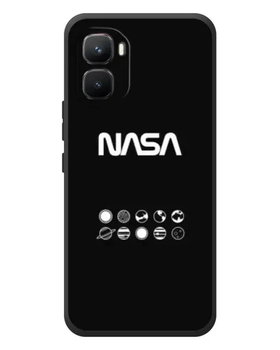 Чехол для Infinix GT 50 Pro с картинкой «NASA — технический принт» Чехол для Infinix GT 50 Pro с картинкой «NASA — технический принт»