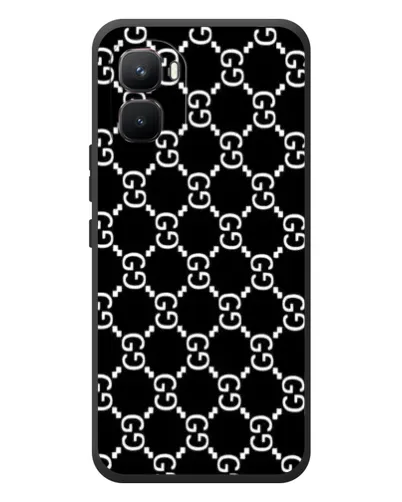 Чехол для Infinix GT 50 Pro с картинкой «Gucci — сетчатый паттерн» Чехол для Infinix GT 50 Pro с картинкой «Gucci — сетчатый паттерн»