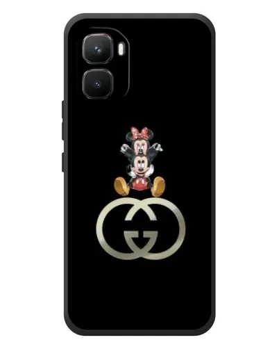 Чехол для Infinix GT 50 Pro с картинкой «Минни Маус на лого» Чехол для Infinix GT 50 Pro с картинкой «Минни Маус на лого»