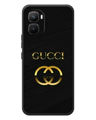 Чехол для Infinix GT 50 Pro с картинкой «Золотой логотип Gucci» Чехол для Infinix GT 50 Pro с картинкой «Золотой логотип Gucci»