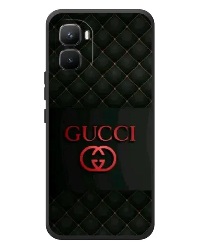 Чехол для Infinix GT 50 Pro с картинкой «Gucci — стеганый черный» Чехол для Infinix GT 50 Pro с картинкой «Gucci — стеганый черный»