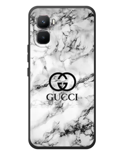 Чехол для Infinix GT 50 Pro с картинкой «Gucci — мраморный шик» Чехол для Infinix GT 50 Pro с картинкой «Gucci — мраморный шик»