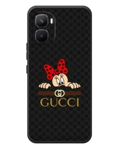 Чехол для Infinix GT 50 Pro с картинкой «Минни Маус Gucci — черный» Чехол для Infinix GT 50 Pro с картинкой «Минни Маус Gucci — черный»