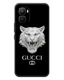Чехол для Infinix GT 50 Pro с картинкой «Gucci — серебряный лев»