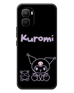 Чехол для Infinix GT 50 Pro с картинкой «Kuromi — черный минимализм» Чехол для Infinix GT 50 Pro с картинкой «Kuromi — черный минимализм»