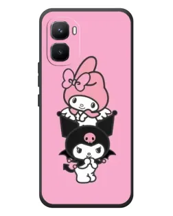 Чехол для Infinix GT 50 Pro с картинкой «My Melody и Kuromi» Чехол для Infinix GT 50 Pro с картинкой «My Melody и Kuromi»