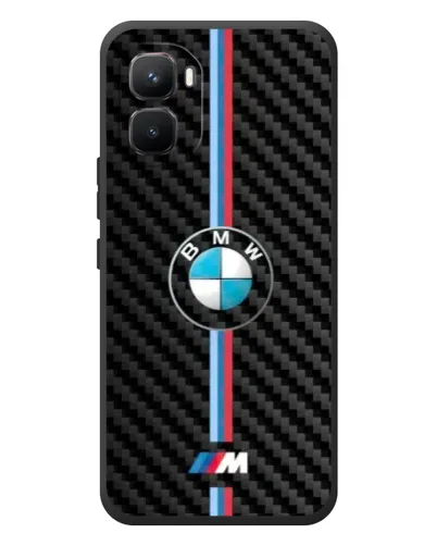 Чехол для Infinix GT 50 Pro с картинкой «Эмблема BMW и карбон» Чехол для Infinix GT 50 Pro с картинкой «Эмблема BMW и карбон»