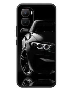 Чехол для Infinix GT 50 Pro с картинкой «Черная BMW — профиль» Чехол для Infinix GT 50 Pro с картинкой «Черная BMW — профиль»