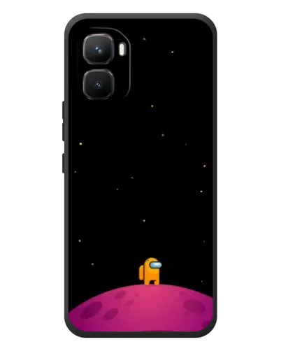 Чехол для Infinix GT 50 Pro с картинкой «Одинокий герой на планете» Чехол для Infinix GT 50 Pro с картинкой «Одинокий герой на планете»