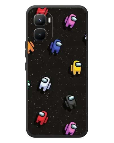 Чехол для Infinix GT 50 Pro с картинкой «Космический паттерн Among Us» Чехол для Infinix GT 50 Pro с картинкой «Космический паттерн Among Us»