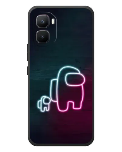 Чехол для Infinix GT 50 Pro с картинкой «Among Us неон-арт» Чехол для Infinix GT 50 Pro с картинкой «Among Us неон-арт»