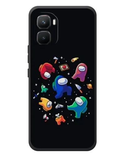 Чехол для Infinix GT 50 Pro с картинкой «Among Us космос» Чехол для Infinix GT 50 Pro с картинкой «Among Us космос»