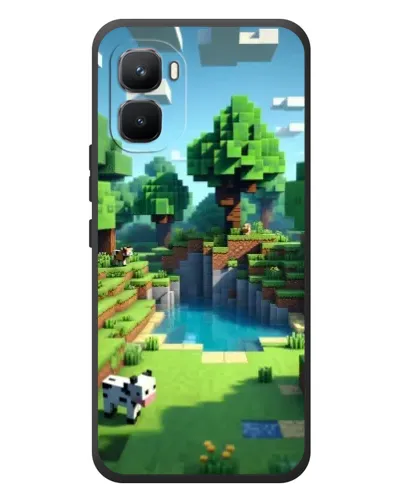 Чехол для Infinix GT 50 Pro с картинкой «Minecraft летний день» Чехол для Infinix GT 50 Pro с картинкой «Minecraft летний день»