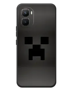 Чехол для Infinix GT 50 Pro с картинкой «Черный крипер градиент» Чехол для Infinix GT 50 Pro с картинкой «Черный крипер градиент»