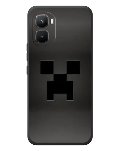 Чехол для Infinix GT 50 Pro с картинкой «Черный крипер градиент» Чехол для Infinix GT 50 Pro с картинкой «Черный крипер градиент»