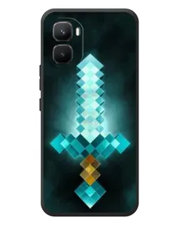 Чехол для Infinix GT 50 Pro с картинкой «Алмазный меч неон» Чехол для Infinix GT 50 Pro с картинкой «Алмазный меч неон»