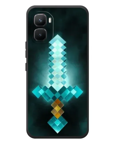 Чехол для Infinix GT 50 Pro с картинкой «Алмазный меч неон» Чехол для Infinix GT 50 Pro с картинкой «Алмазный меч неон»