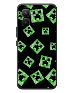 Чехол для Infinix GT 50 Pro с картинкой «Паттерн с криперами» Чехол для Infinix GT 50 Pro с картинкой «Паттерн с криперами»