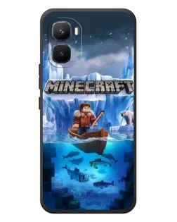 Чехол для Infinix GT 50 Pro с картинкой «Minecraft ледяной мир» Чехол для Infinix GT 50 Pro с картинкой «Minecraft ледяной мир»