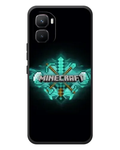 Чехол для Infinix GT 50 Pro с картинкой «Minecraft Diamond лого» Чехол для Infinix GT 50 Pro с картинкой «Minecraft Diamond лого»