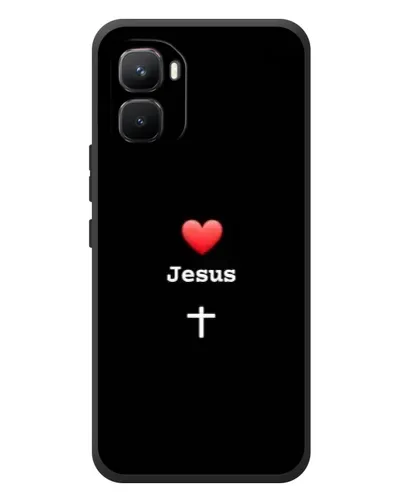 Чохол для Infinix GT 50 Pro з картинкою «Серце - Jesus» Чохол для Infinix GT 50 Pro з картинкою «Серце - Jesus»