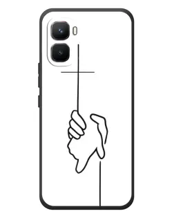 Чехол для Infinix GT 50 Pro с картинкой «Рука держит» Чехол для Infinix GT 50 Pro с картинкой «Рука держит»