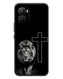 Чехол для Infinix GT 50 Pro с картинкой «Лев и Крест» Чехол для Infinix GT 50 Pro с картинкой «Лев и Крест»
