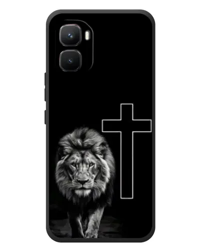 Чохол для Infinix GT 50 Pro з картинкою «Лев та Хрест» Чохол для Infinix GT 50 Pro з картинкою «Лев та Хрест»