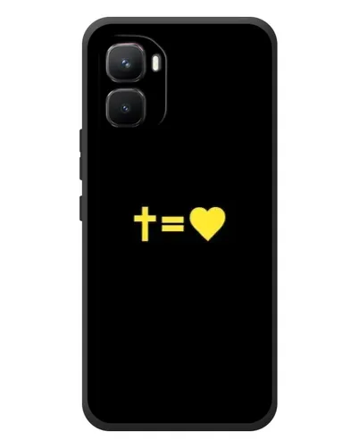 Чохол для Infinix GT 50 Pro з картинкою «Серце та Хрест» Чохол для Infinix GT 50 Pro з картинкою «Серце та Хрест»