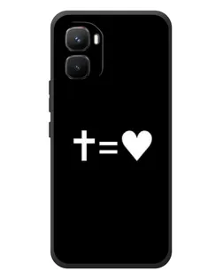 Чехол для Infinix GT 50 Pro с картинкой «Крест и Сердце» Чехол для Infinix GT 50 Pro с картинкой «Крест и Сердце»