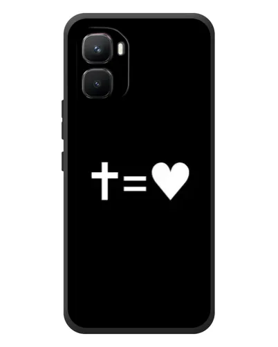 Чохол для Infinix GT 50 Pro з картинкою «Хрест та Серце» Чохол для Infinix GT 50 Pro з картинкою «Хрест та Серце»