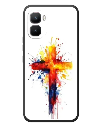 Чохол для Infinix GT 50 Pro з картинкою «Акварельний хрест» Чохол для Infinix GT 50 Pro з картинкою «Акварельний хрест»