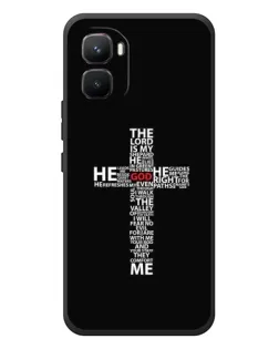 Чехол для Infinix GT 50 Pro с картинкой «Текстовый крест» Чехол для Infinix GT 50 Pro с картинкой «Текстовый крест»