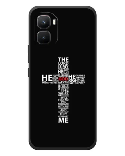 Чохол для Infinix GT 50 Pro з картинкою «Текстовий хрест» Чохол для Infinix GT 50 Pro з картинкою «Текстовий хрест»