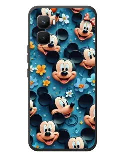 Чехол для Infinix GT 50 Pro с картинкой «Паттерн Микки и Минни» Чехол для Infinix GT 50 Pro с картинкой «Паттерн Микки и Минни»