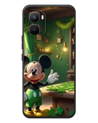 Чехол для Infinix GT 50 Pro с картинкой «Микки в мастерской»