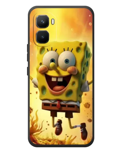 Чехол для Infinix GT 50 Pro с картинкой «Губка Боб прыгает» Чехол для Infinix GT 50 Pro с картинкой «Губка Боб прыгает»