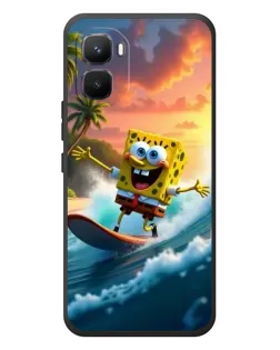Чехол для Infinix GT 50 Pro с картинкой «Губка Боб серфингист» Чехол для Infinix GT 50 Pro с картинкой «Губка Боб серфингист»