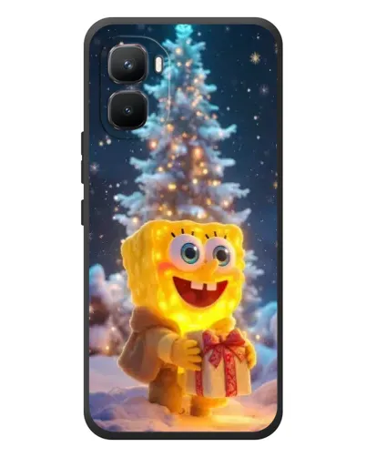 Чехол для Infinix GT 50 Pro с картинкой «Рождественский Спанч Боб» Чехол для Infinix GT 50 Pro с картинкой «Рождественский Спанч Боб»