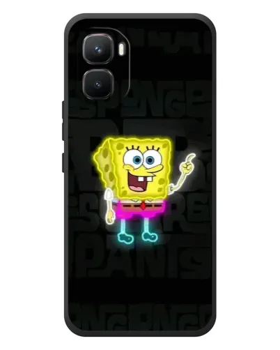 Чехол для Infinix GT 50 Pro с картинкой «Неоновый Губка Боб» Чехол для Infinix GT 50 Pro с картинкой «Неоновый Губка Боб»