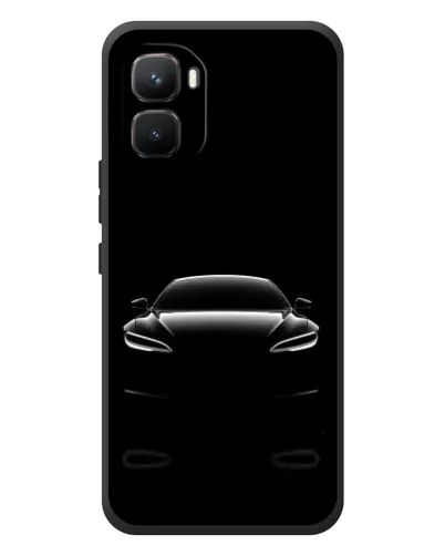 Чехол для Infinix GT 50 Pro с картинкой «Силуэт Tesla Night»