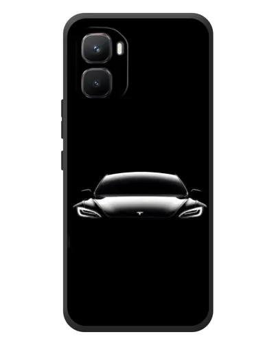 Чехол для Infinix GT 50 Pro с картинкой «Фары Tesla Night»